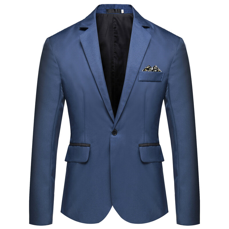 Abrigo de traje de solapa Formal informal para hombres de negocios, chaqueta masculina, chaqueta Formal, abrigo de traje de solapa Formal para hombres de negocios