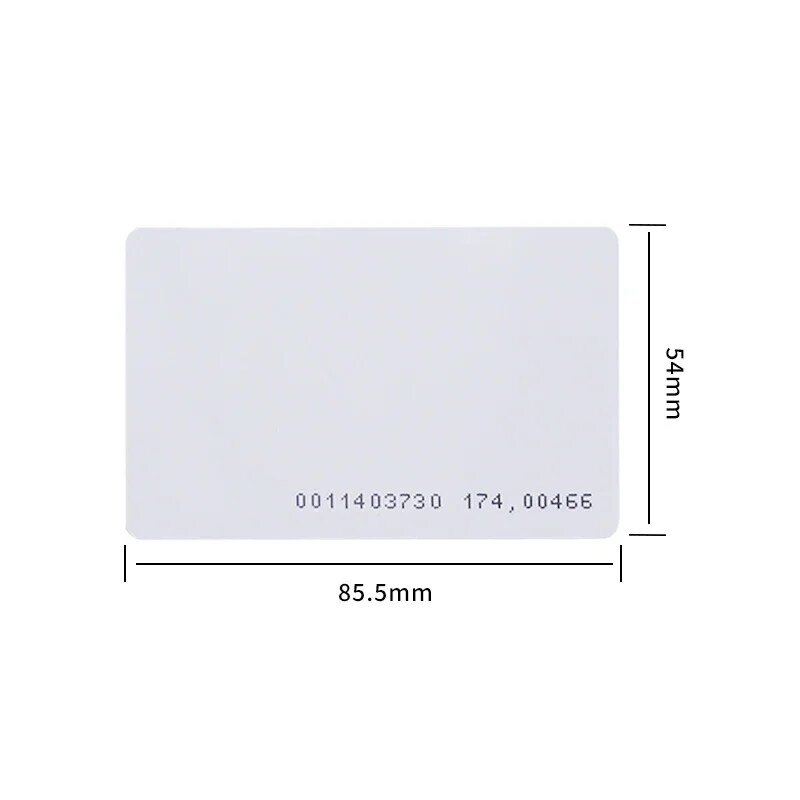 RFID 근접 ID 카드 토큰 태그 키 카드, 출입 통제 시스템 및 출석용, TK4100, 125kHz, 10 개