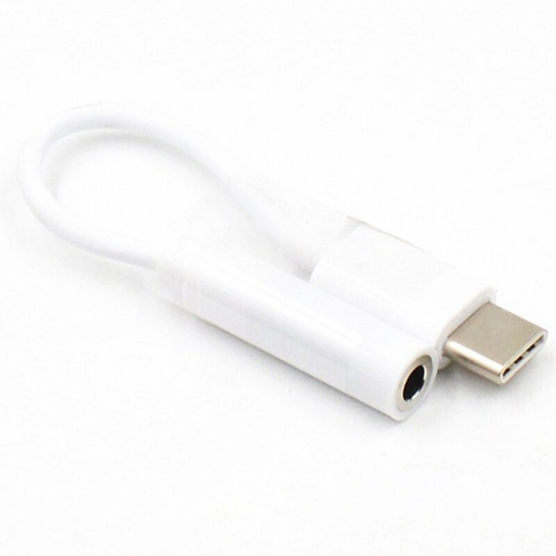 Mini adattatore per cavo auricolare portatile da tipo C a 3.5mm USB 3.1 tipo C USB-C maschio a Jack audio femmina 3.5 per Xiaomi