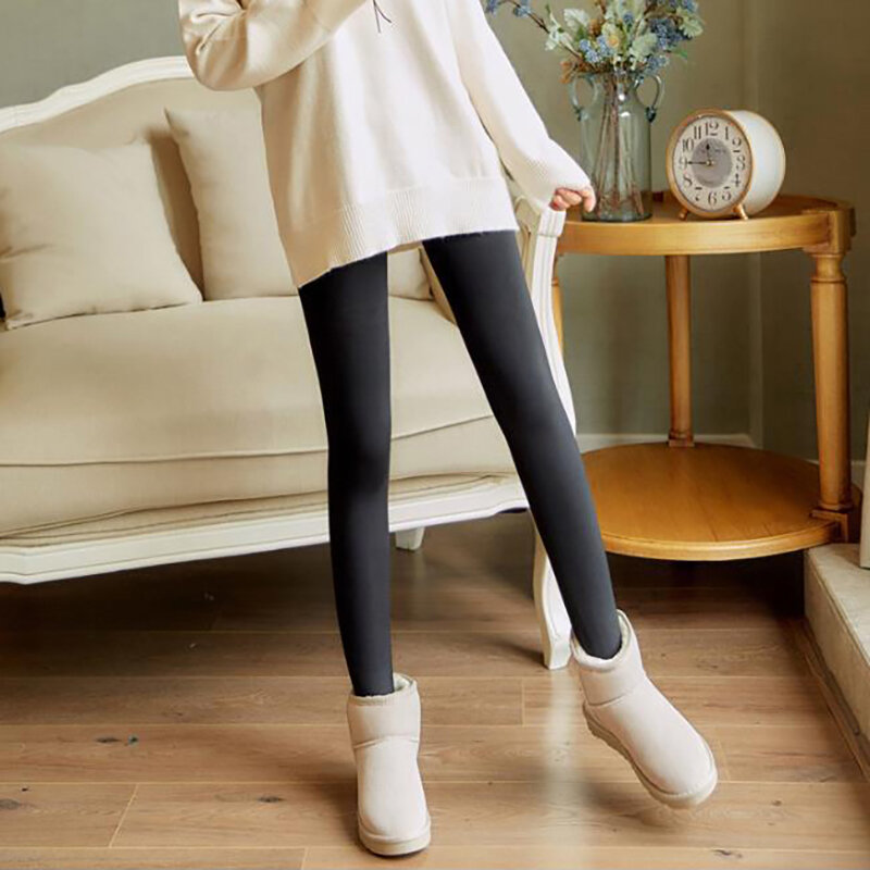 Optional Autumn And Winter Base With Fleece Thin Elastic Pantyhose For Lean And Durable Wear