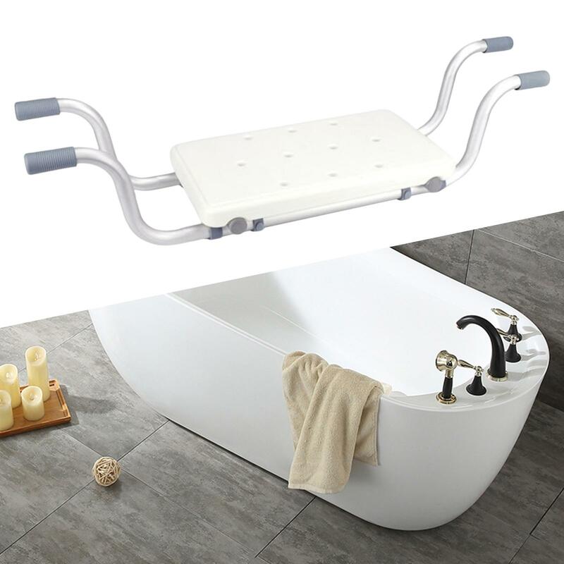 ม้านั่งอาบน้ำปรับได้แขวนได้ถึง300lbs น้ำหนักเบาเก้าอี้อาบน้ำกระดานอ่างอาบน้ำสำหรับการบาดเจ็บแข็งแรงและสะดวกสบาย