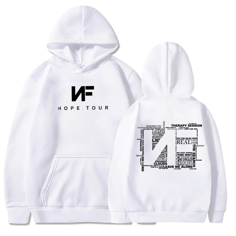 Nf Hope Tour Hoodie Nf Merch Nf Music Album Hoodie Gift for Nf Fan Pullover Tops Streetwear Unisex