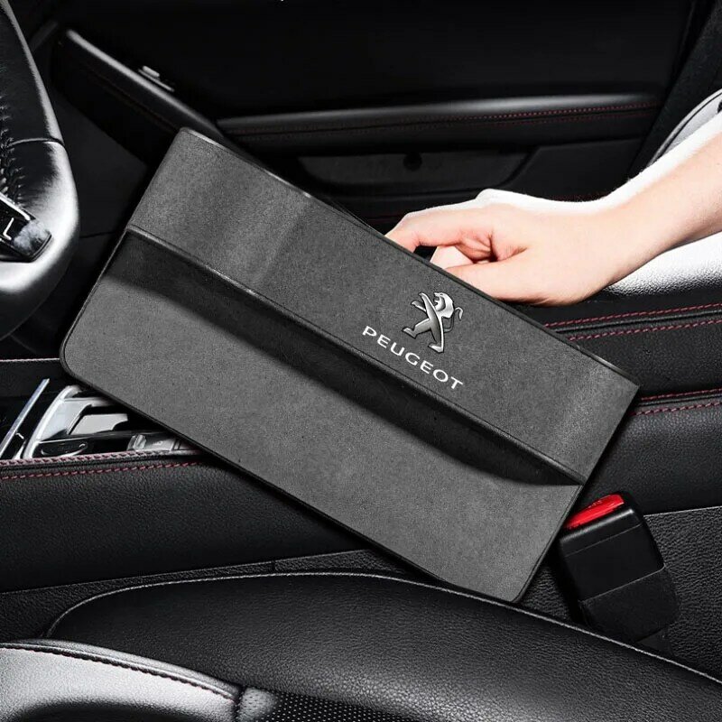 Car Seat Crevice Gaps Storage Box Seat Organizer Gap Slit Filler Holder For Peugeot 206 207 208 301 307 308 T9  Auto Accessories