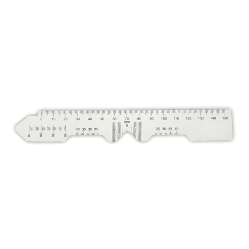 Regla distancia pupilar, gafas ópticas, regla PD, medidor distancia para pupila, herramienta oftálmica para ojos, medidor