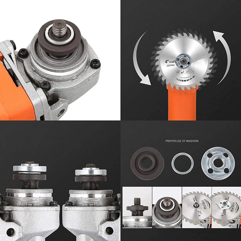 Durable New Practical Circular Saw Ring Rediction Ring Bushing Washers Circular Saw Blade Conversion Different Angle For Grinder