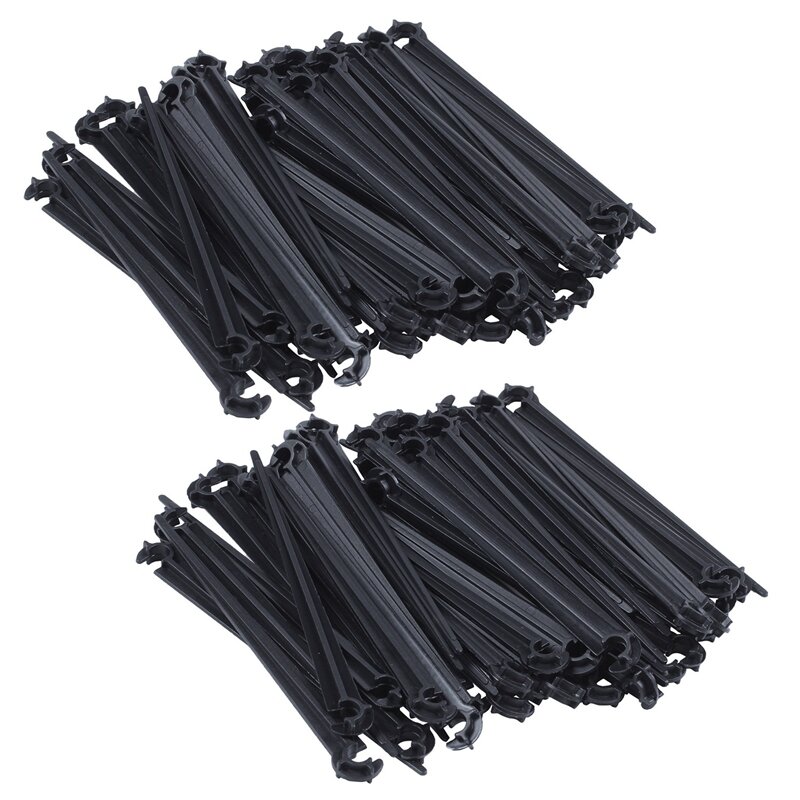 100Pcs C-Shaped Garden 4 / 7Mm Drip Irrigation Pipe Bracket Bracket Fixed Rod Drip Irrigation Irrigation Fittings