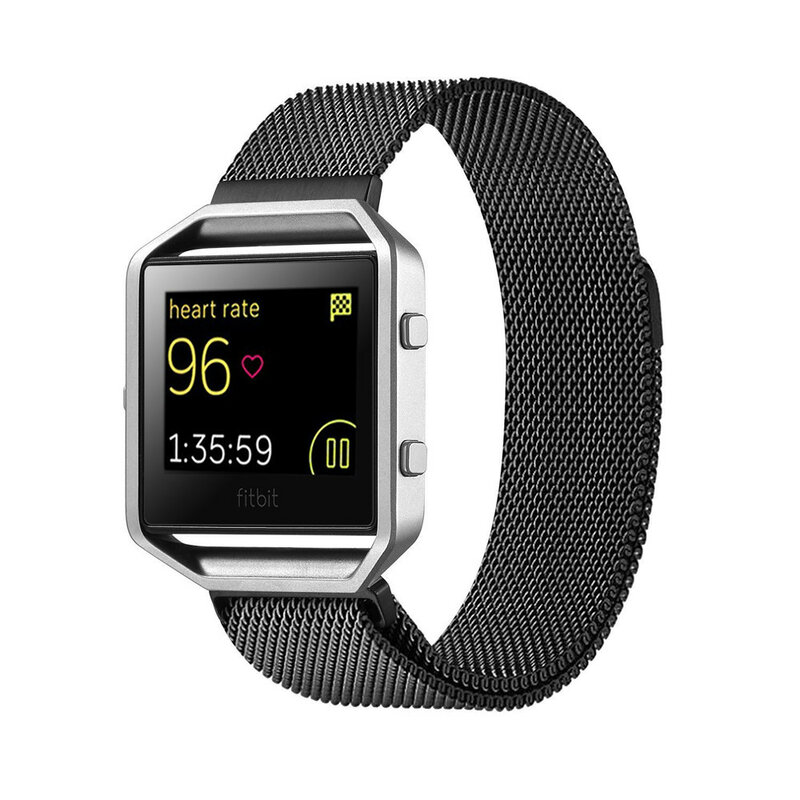Etui ochronne ze stali nierdzewnej z metalową ramą do Fitbit Blaze Smart Watch etui z wymienną ramą Fitbit