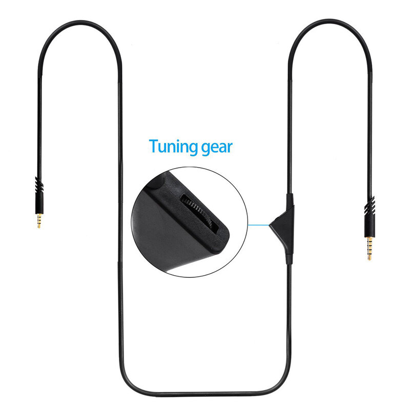 Cable de repuesto para auriculares con Control de volumen silencioso, Cable de extensión para Astro A40/A40TR