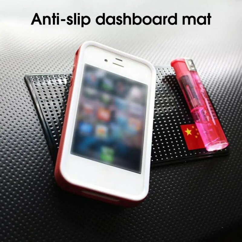 Deska rozdzielcza samochodu podkładka antypoślizgowa Auto antypoślizgowa mata silikonowa klucz do telefonu komórkowego pudełko na karty Pad uchwyt na okulary przeciwsłoneczne telefonu