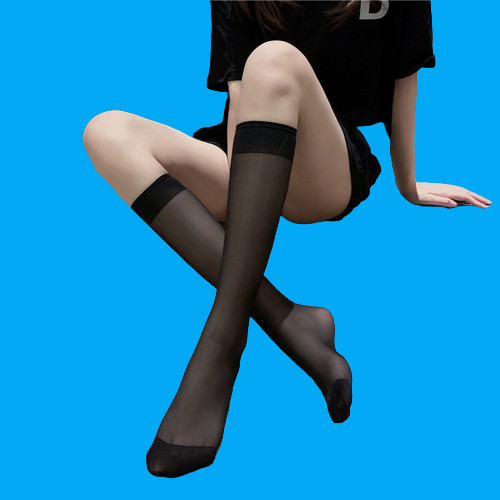 5/10 Pairs Stockings Mid-tube Socks Spring Thin Style Ins Trend Long Half-tube New Style Female Student Socks White Calf Socks