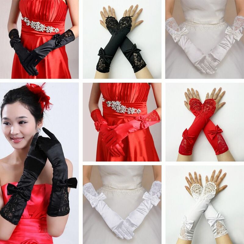Cosplay Party Clothing Accessories Wedding Bridal Gloves Long Finger Mittens Evening Party Gloves Events Activities Dress