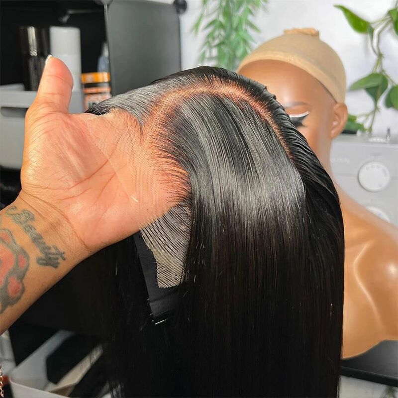 Hd Lace Pruik 13X6 Human Hair Steil Lace Frontale Pruiken Voor Vrouwen Keuze Lange 30 40 Inch Braziliaanse Lijmloze Pruiken Te Koop Goedkoop