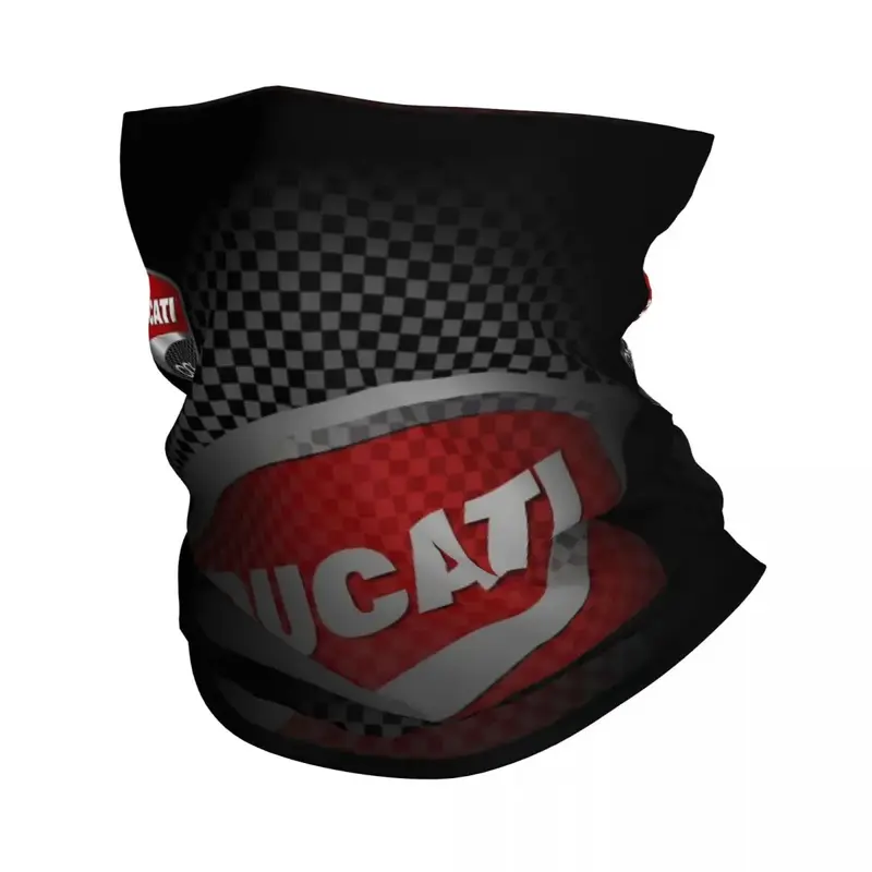 Ducatis Racing Motorcycle Bandana Neck Cover Printed Balaclavas Mask Scarf Warm Headwear Riding for Men Women Adult Windproof
