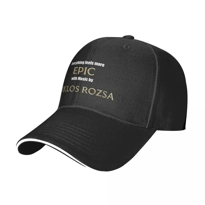 Film Music - Everything feels more Epic with Miklos Rozsa Cap Baseball Cap military tactical cap Woman hat Men's