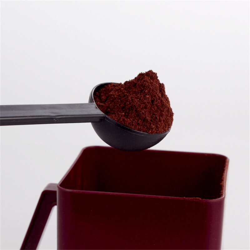 1-5 pz 2 In 1 cucchiaino da caffè paletta per caffè In polvere misurino Tamper cucchiaio plastica/accessori per smerigliatrice In acciaio inossidabile
