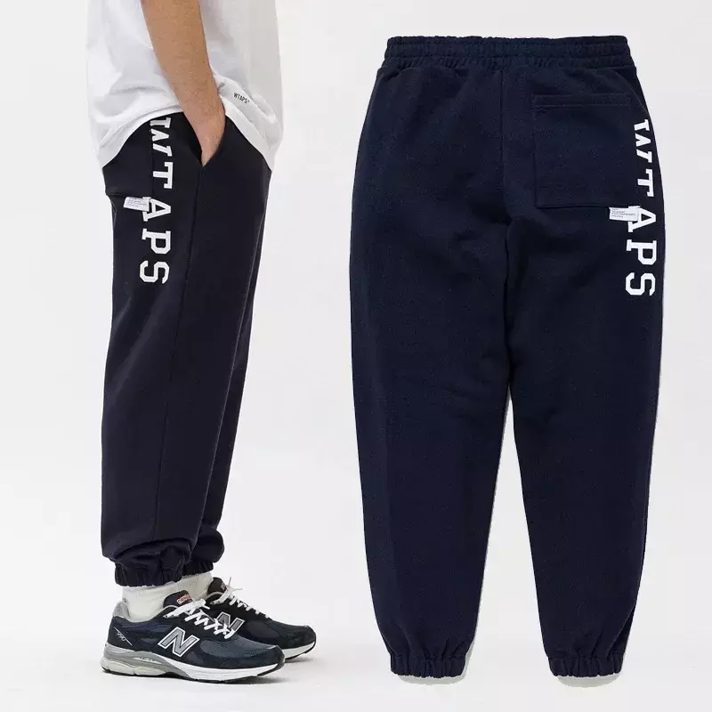 WTAPS casual sweatpants autumn and winter men's corset loose large knit heavy corset cuff trousers trendy