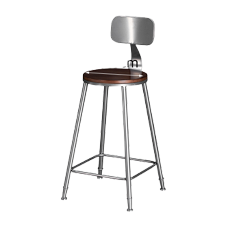 Sillas minimalistas De Metal para Bar y salón, muebles De estilo nórdico moderno para cafetería y balcón, Fg27
