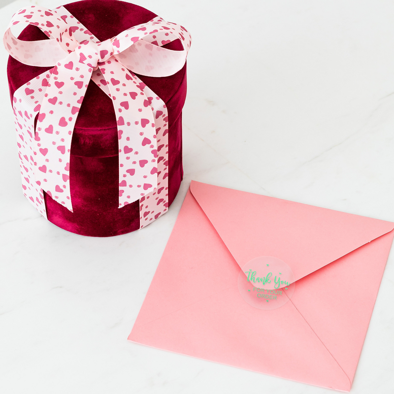 Limpar Rodada Envelopes Etiquetas, Dot Adesivos, Selo Do Pacote De Varejo, Selador Transparente, Correio Adesivo Pontos, 2 Rolls