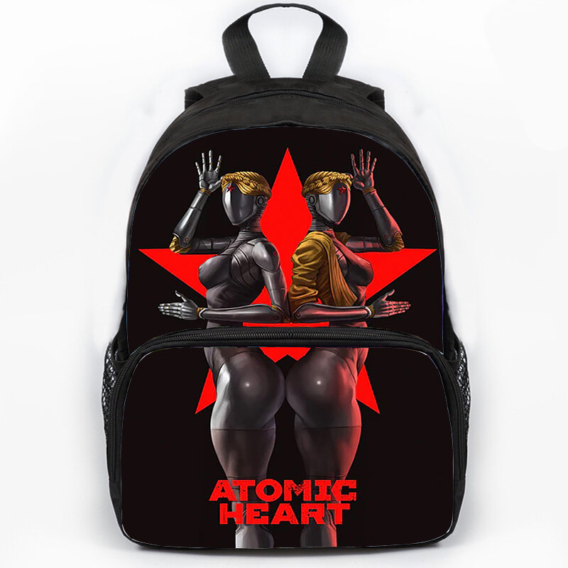Atomic Heart Game 3D Printed Backpacks School Bags Boys Girls Children Backpack Anime Bookbag Teenage Students Large Schoolbag