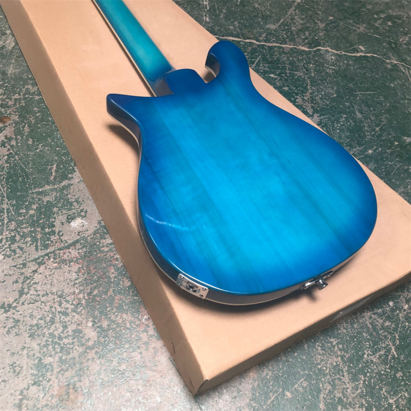 Neue 12-saitige Rick 660 E-Gitarre, blau, alle Farben erhältlich, kostenloser Versand, Groß-und Einzelhandel