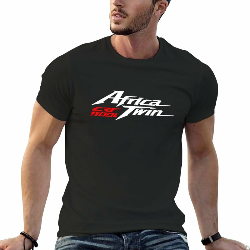África Twin CRF t-shirt para homens, engraçados T-shirts, Novo