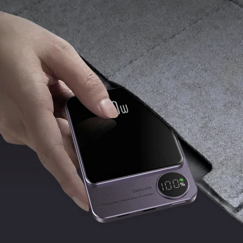 Портативное беспроводное зарядное устройство, 10000 мАч, Тип C, быстрая зарядка, магнитное зарядное устройство для iPhone 14 13 12 Xiaomi Samsung серии Magsafe
