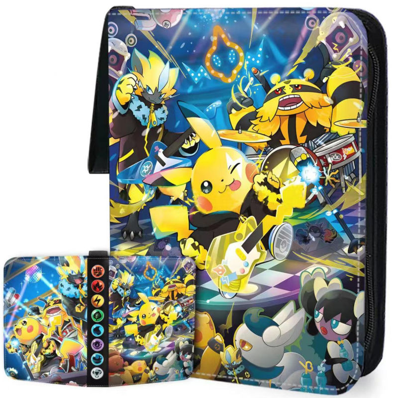 400pcs Pokemon Photo Album Book Map Binder Family Letter Business Card Holder Game Card Collection Zipper Bag Kids Toy Gift