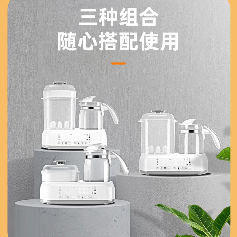 Multi functional baby bottle sterilizer with drying two in one heat preservation and heating constant temperature milk regulator