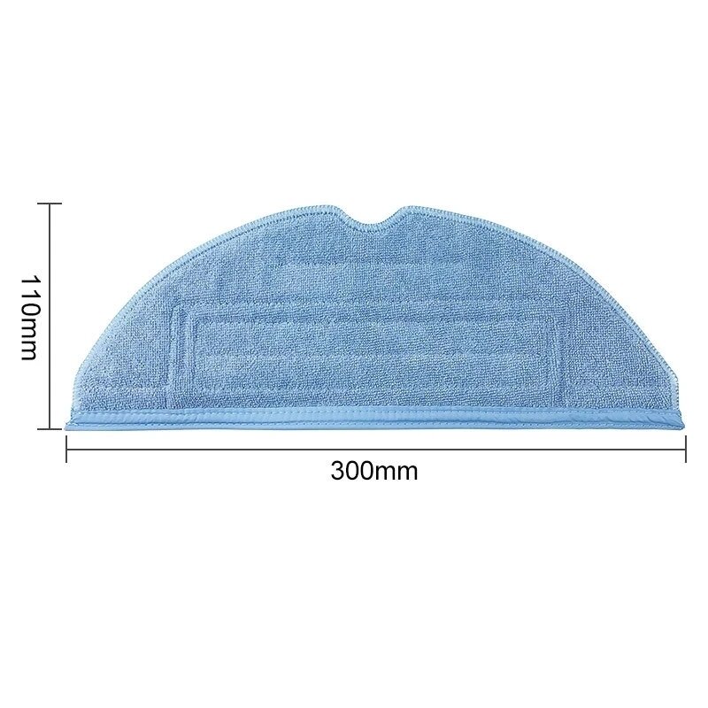 Washable  Reusable Mop Cloth Pads Replacement for Xiaomi Roborock S7 S7MaxV Ultra Vacuum Cleaner Parts Microfiber Soft Pad Colth