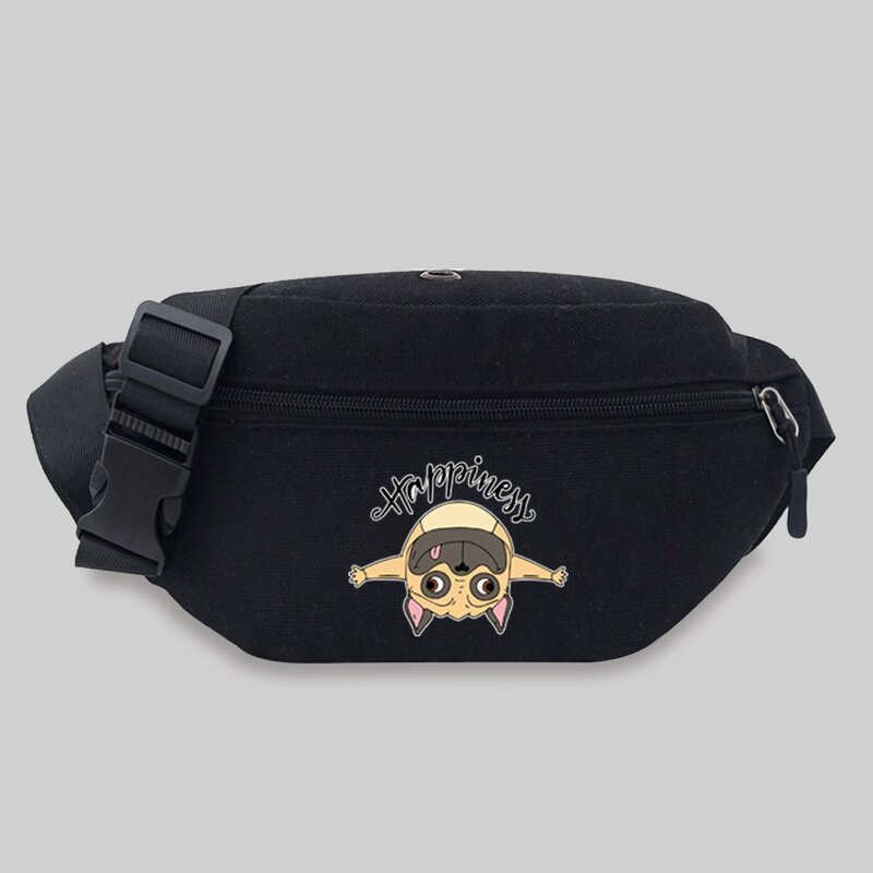 2022 Women's Waist Bag Underarm Chest Messenger Bags Outdoor Sport Crossbody Bag Dog Series Pattern Travel Phone Purses Belt Bag