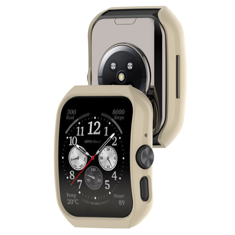Copertura protettiva per PC + pellicola protettiva schermo Hollow Case paraurti protettivo antiurto accessori Smartwatch per OPPO Watch 3 Pro