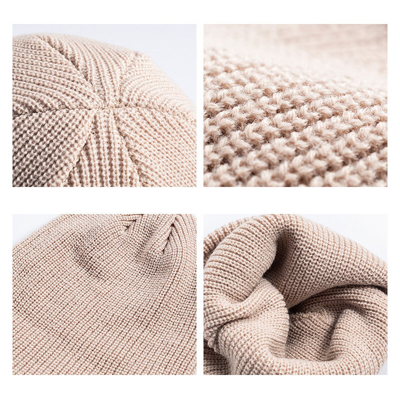 Rimiut – bonnet tricoté en laine pour homme et femme, chaud, Simple, à la mode, pour l'automne et l'hiver, Style tendance