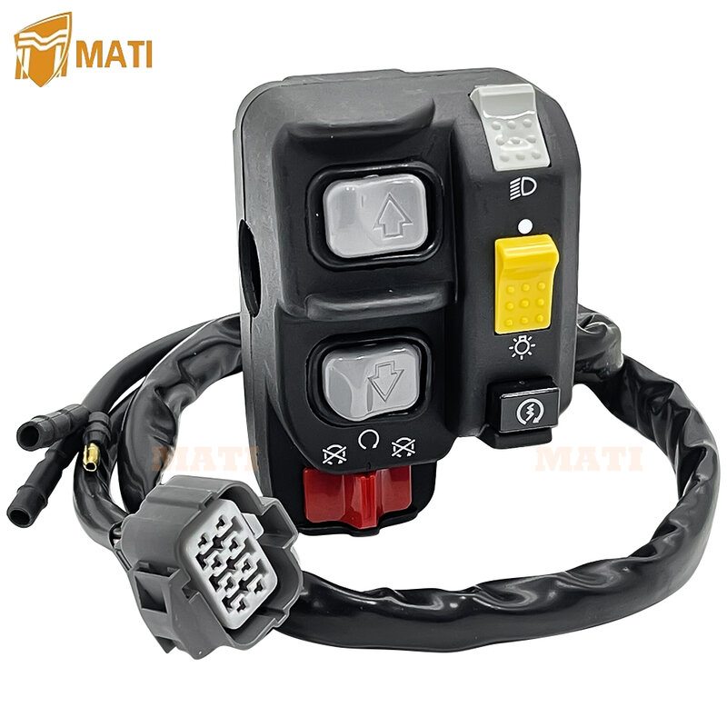 Handlebar Control Switch Start Kill Stop Headlight button for Honda Recon 250 ES TRX250-TE 2002-2004 35020-HM8-A50