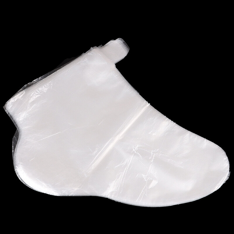 Copertura del piede una tantum da 100 pezzi copertura del piede in pellicola trasparente per Pedicure prevenire l'infezione rimuovere le coperture dei piedi usa e getta screpolate