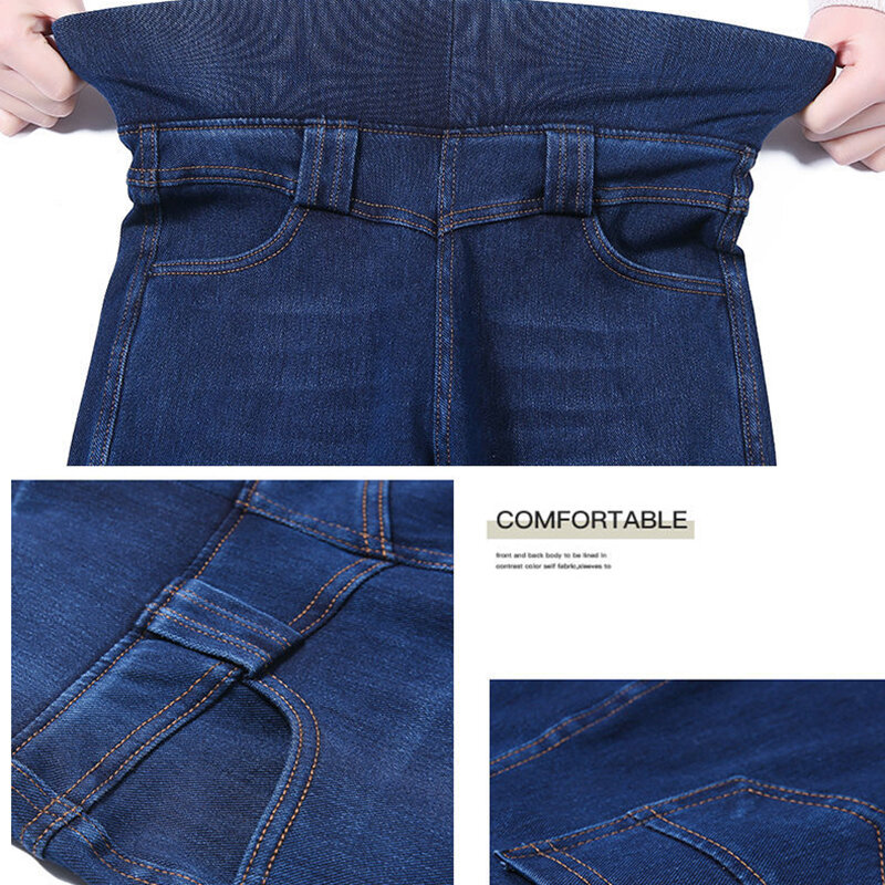 Jeans Bordir Longgar Antik Musim Semi Baru Ukuran Besar 4XL Celana Harem Pinggang Tinggi Jeans Gaya Seni Wanita Mode Harajuku