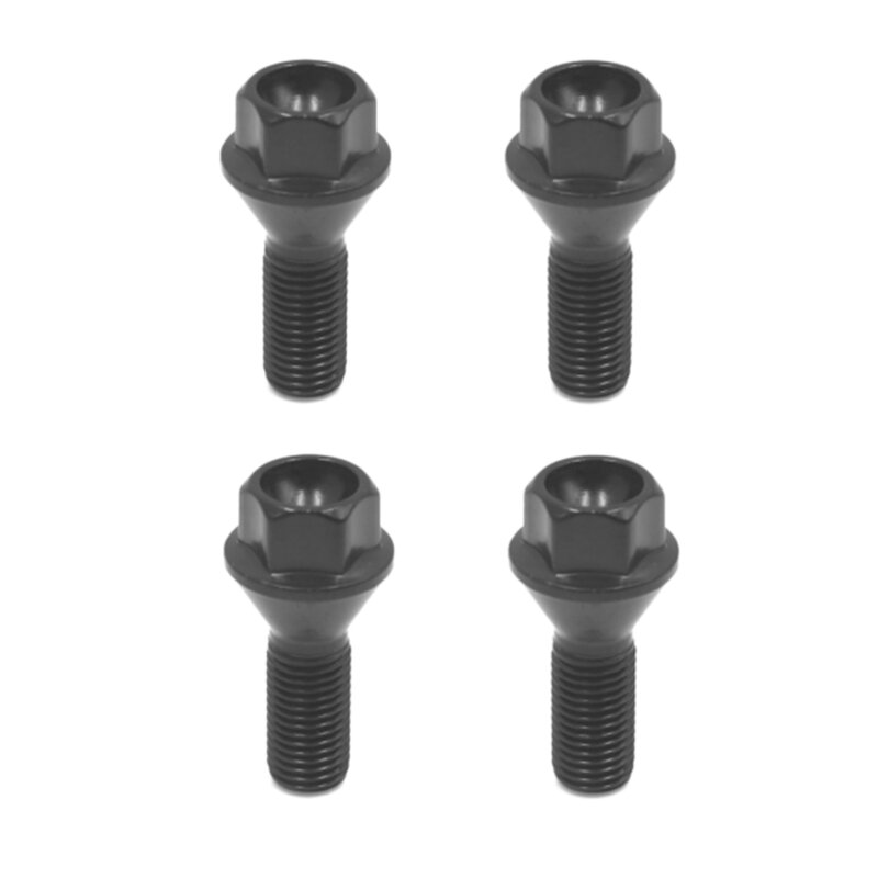 4Pcs Black Wheel Bolt Lug Nut for BMW E30 E36 E46 E60 E90 36136781150