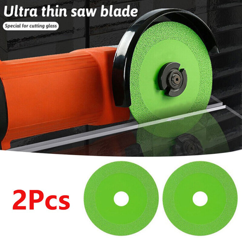 2pcs Cutting Disc Grinding Wheel Marble Saw Blade 100*20mm For Glass Ceramic Tile Jade Polishing Electric Angle Grinder Tool