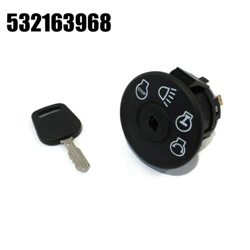 Chave de ignição para John Deere, Interruptor de ignição, ABS com chave, Trator cortador de grama, 532163968, 532175566, L120, L130, G110, Ly18, 1 pc