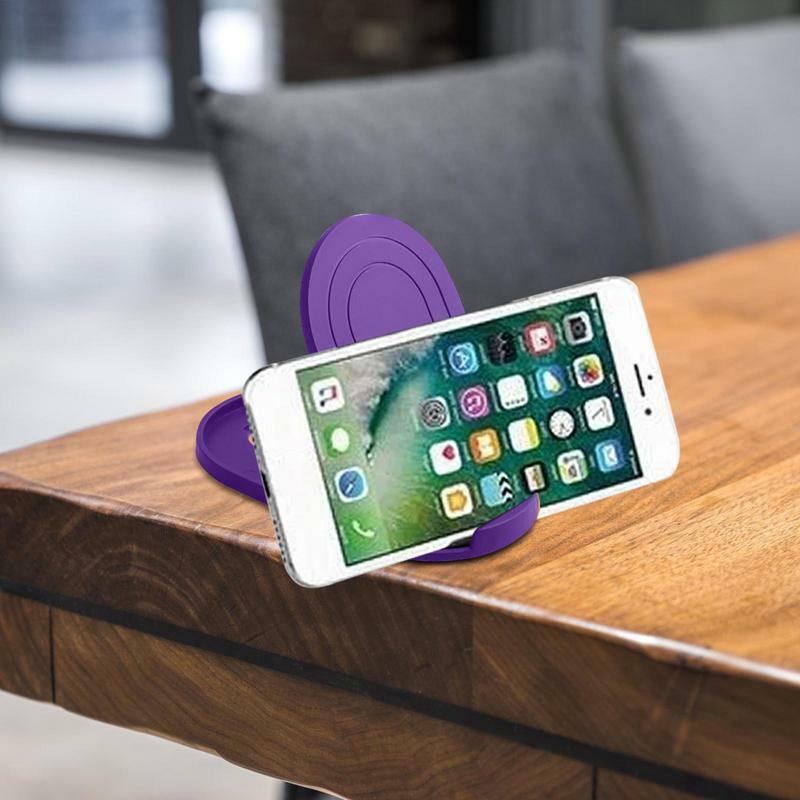 Dudukan ponsel portabel, dudukan telepon genggam portabel dapat dilipat sepenuhnya dapat disesuaikan, dudukan ponsel Universal
