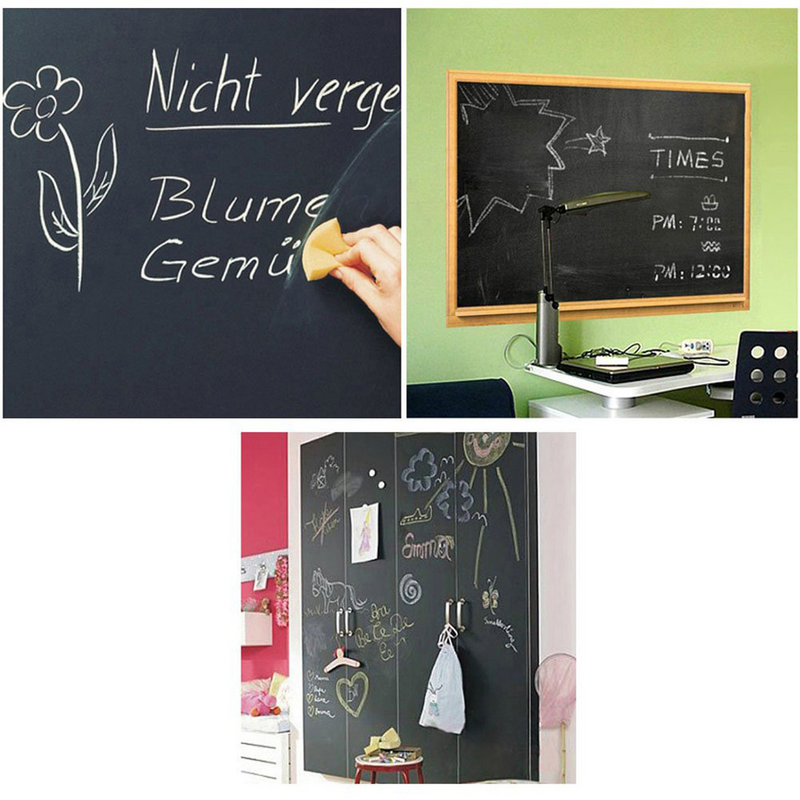 45 *100cm Whiteboard Magnetic Blackboard For Wall Slate Pizarrones Para NiñOs Stickers Kids Kitchen Erasable Blackboard Sticker