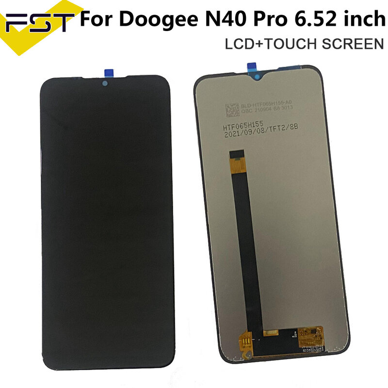 Oryginalny dla Doogee N40 Pro wyświetlacz LCD i montaż digitizera ekranu dotykowego naprawa części LCD 6.52 cali dla Doogee N40Pro LCD