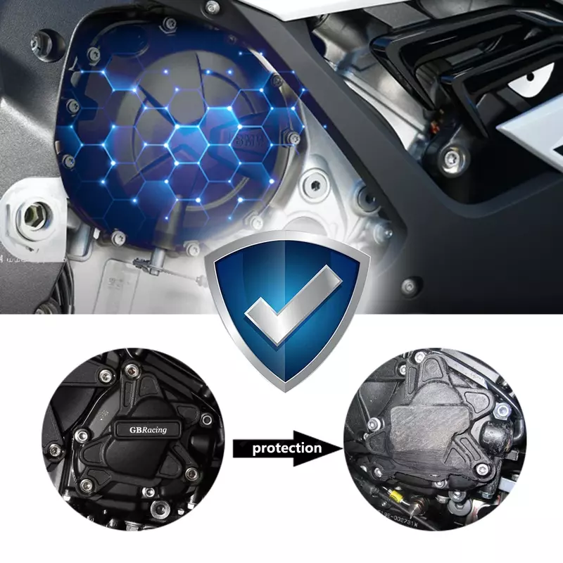 S1000RR 2024 accessori per moto custodia protettiva per protezione della custodia del motore per GB Racing per BMW S1000 RR 2019 2022 2021 2023
