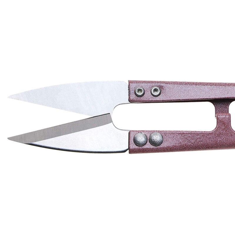 4. 1-calowa przędza nożyczki do szycia obcinarki do nitek małe nożyce do przycinania-świetne do ściegów, Mini materiały do DIA (kolor losowy)