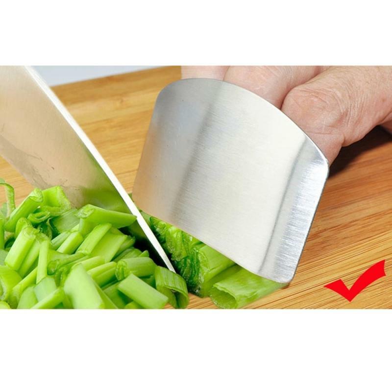 1Pcs Stainless Steel Finger Protector Anti-cut Finger Guard Kitchen Tools Safe Vegetable Cutting Hand Protecter Kitchen Gadgets