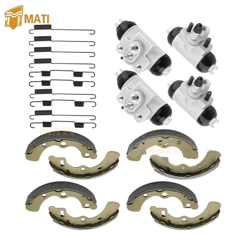 MATI Wheel Cylinder Brake Shoe Front Rear All for Kawasaki Mule 1000 2010 2020 2030 2500 2510 2520 3000 3010 3020 4000 4010