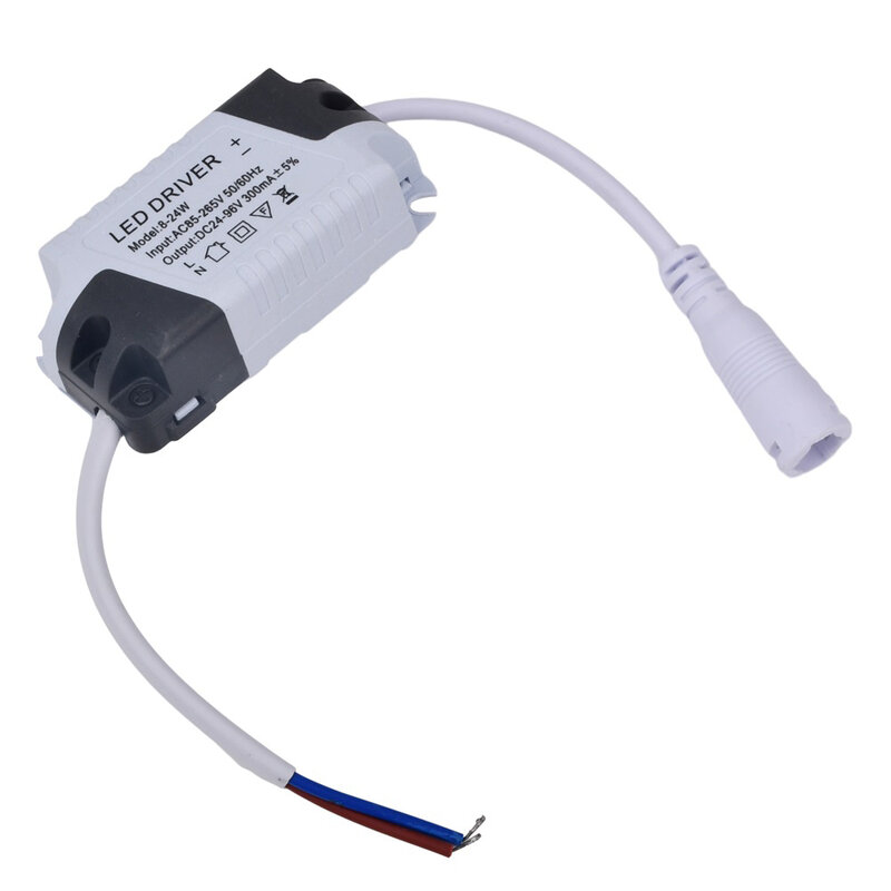 Controlador de corriente constante LED, transformador adaptador de fuente de alimentación de AC85-265V, 8-36W, para Panel de luz LED