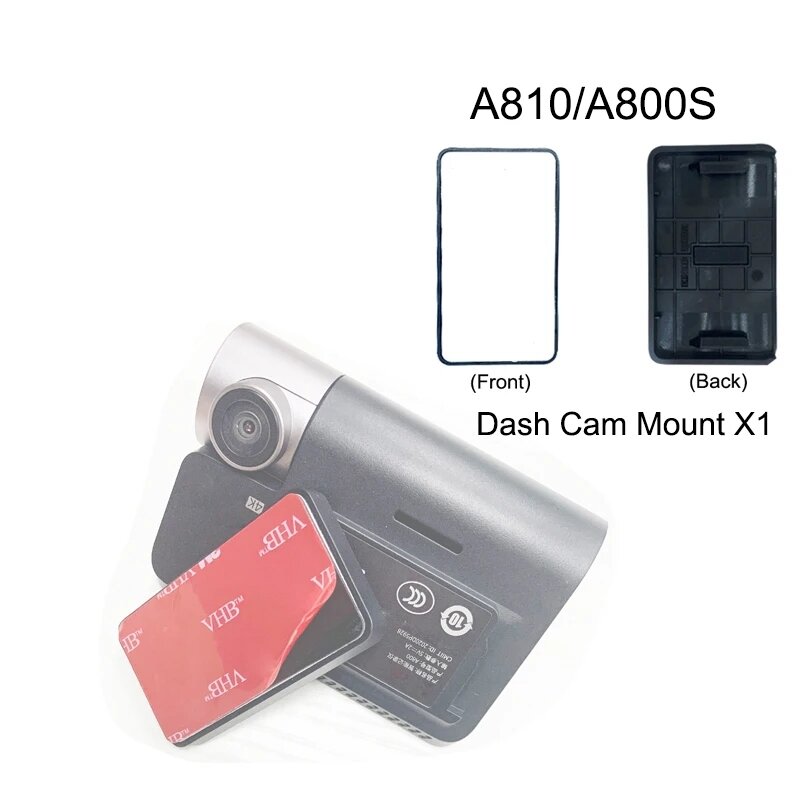 Autocollants pour 70mai Dash Cam A800S, ensemble d'accessoires 4K, VHB Stic et Leges, support de film DVR de voiture