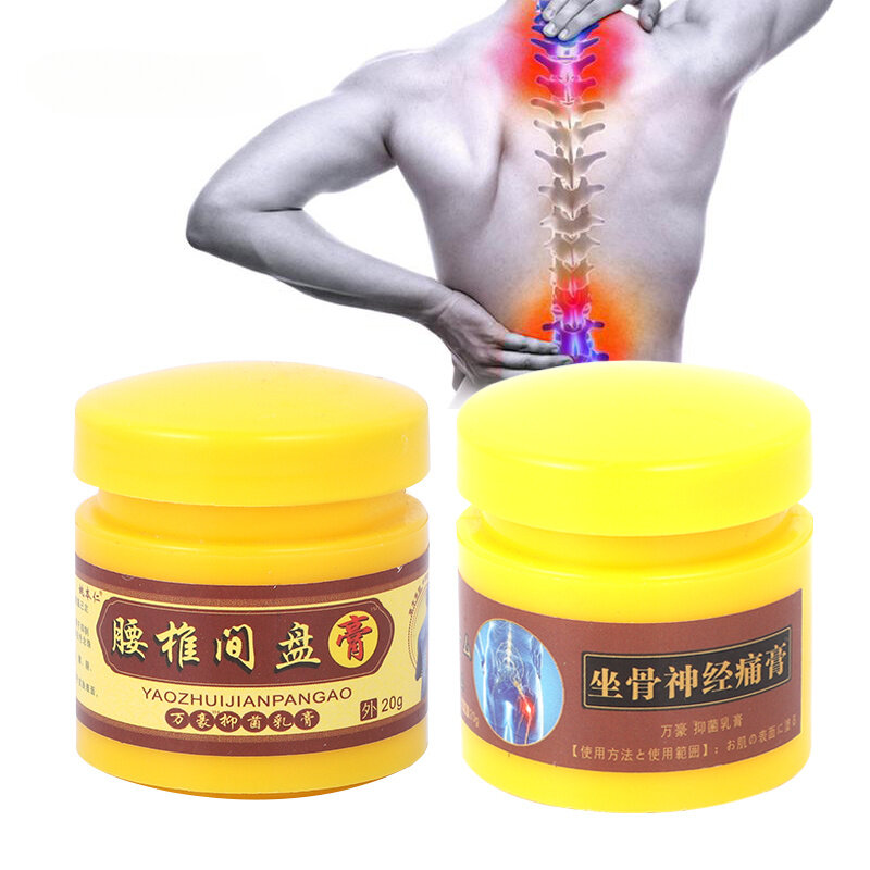 20g Lumbar Disc Herniation Sciatica Ointment Wrist Back Cervical Ache Pain Relief Arthritis Rheumatism Joint Body Massage Cream