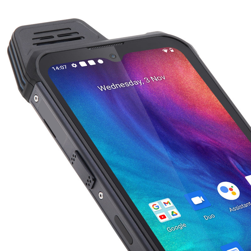 Nowy telefon komórkowy UNIWA W888 4G LTE telefon komórkowy Zello wodoodporny smartfon NFC SOS 6.3 Cal podwójna karta SIM IP68 100KM GPS