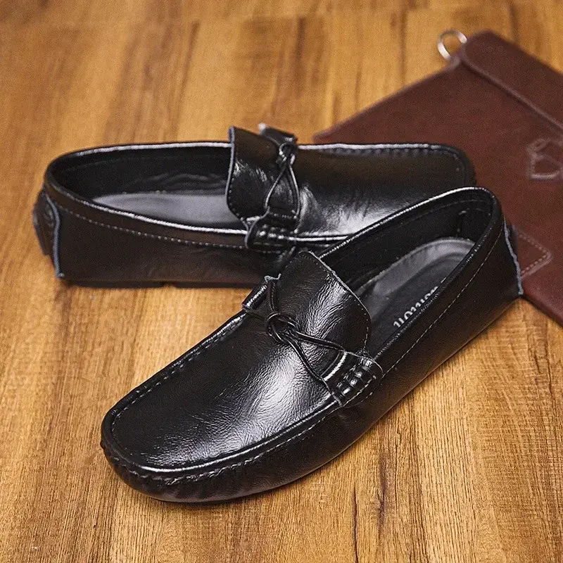 Loafers Men's Shoes Men's Leather Casual Shoes Men's Dad Shoes Moccasins